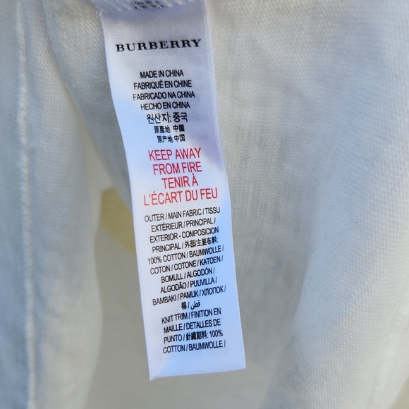 BURBERRY Yellow Pink Bandana Tee - Picture 9 of 9